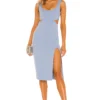 ROBE MI-LONGUE TITUS Baby Blue