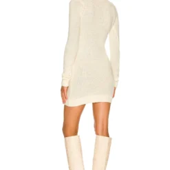 ROBE ANTHEA Ivory 8 ROBE ANTHEA Ivory -Ravis Mode Soldes Boutique LOVF WD3151 V3