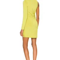 ROBE COLLINS Chartreuse Green -Ravis Mode Soldes Boutique LOVF WD3272 V4