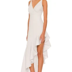 ROBE DE SOIRÉE KAREN Grey Mist -Ravis Mode Soldes Boutique LOVF WD3341 V3