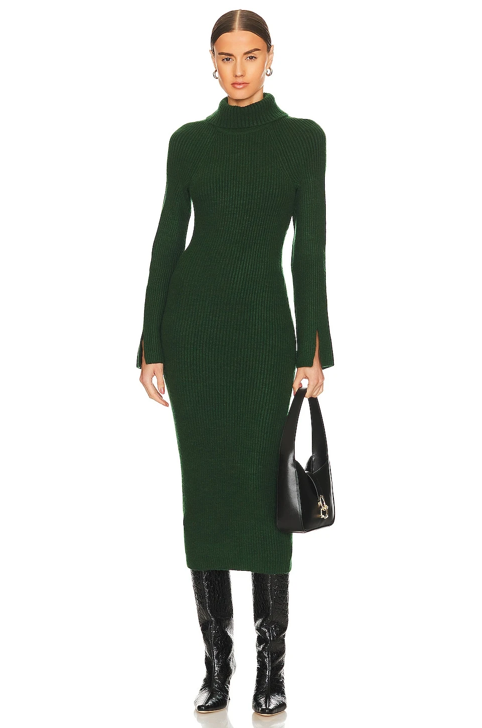 ROBE CORALIE Dark Green 1 ROBE CORALIE Dark Green