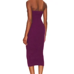 ROBE ELIANA Plum 5 ROBE ELIANA Plum -Ravis Mode Soldes Boutique LOVF WD3476 V3