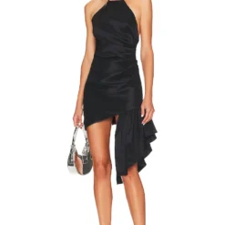 ROBE COURTE LAREN Black