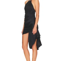 ROBE COURTE LAREN Black -Ravis Mode Soldes Boutique LOVF WD3503 V3