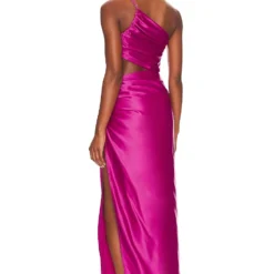 ROBE MAXI CHAPMAN Magenta Pink -Ravis Mode Soldes Boutique LOVF WD3525 V4
