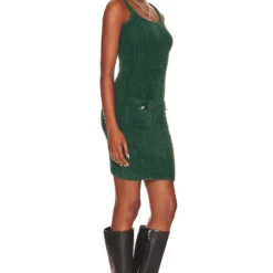 ROBE LAINA Dark Green -Ravis Mode Soldes Boutique LOVF WD3528 V2