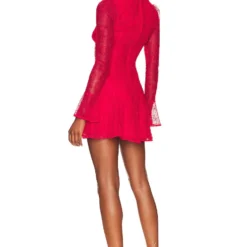 ROBE PHOEBE Strawberry Red -Ravis Mode Soldes Boutique LOVF WD3554 V3