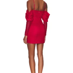 ROBE SIERRA Strawberry Red 6 ROBE SIERRA Strawberry Red -Ravis Mode Soldes Boutique LOVF WD3567 V3