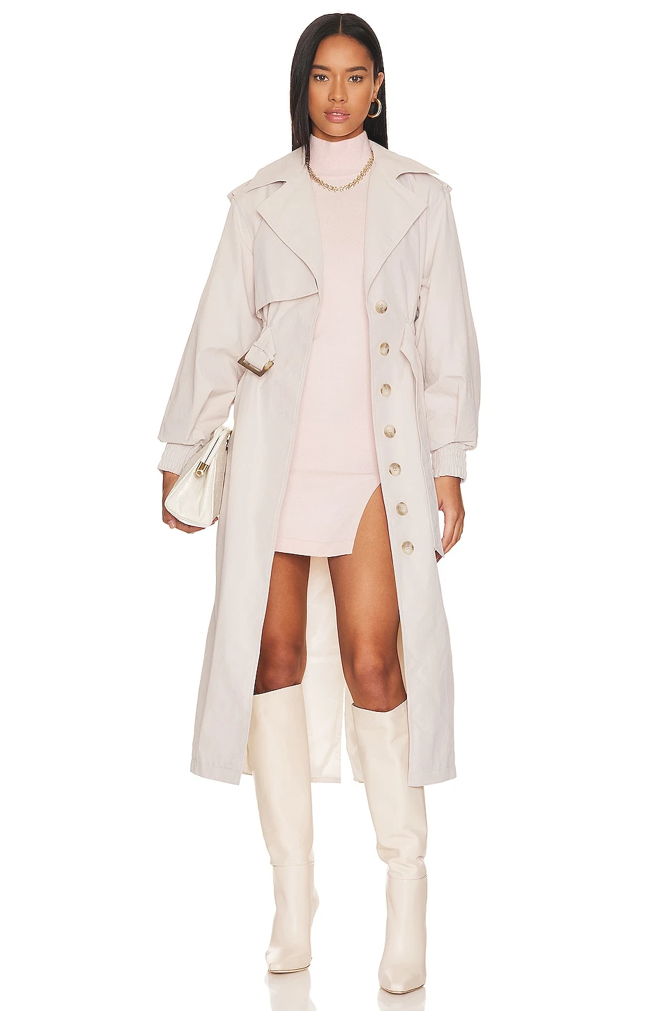 ROBE TAMARIN Baby Pink 4 ROBE TAMARIN Baby Pink – Image 4