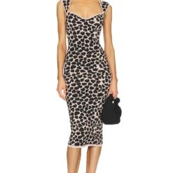 ROBE SEANNA Brown Multi