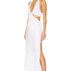 ROBE FORGET ME KNOT White 6 ROBE FORGET ME KNOT White -Ravis Mode Soldes Boutique LOVF WD3643 V3