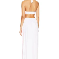 ROBE FORGET ME KNOT White 7 ROBE FORGET ME KNOT White -Ravis Mode Soldes Boutique LOVF WD3643 V4