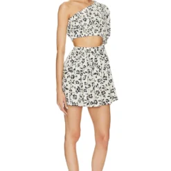 ROBE NELLY Natural Black Blooms 4 ROBE NELLY Natural Black Blooms -Ravis Mode Soldes Boutique LOVF WD3667 V2