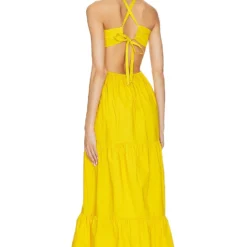 ROBE EASY BREEZY Yellow -Ravis Mode Soldes Boutique LOVF WD3668 V3