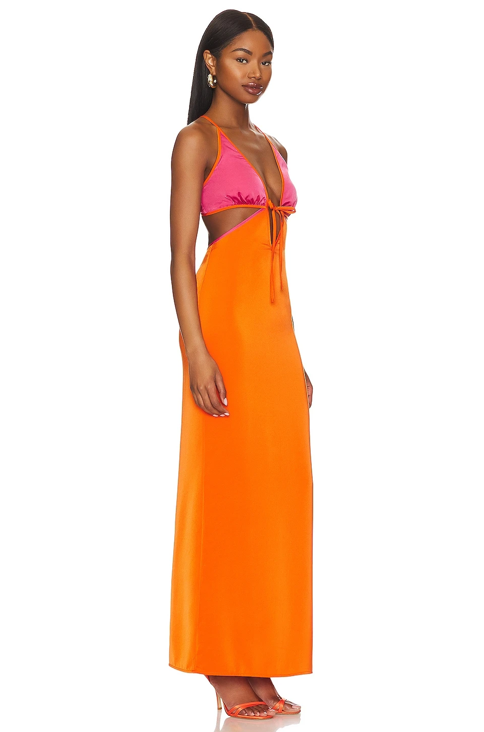 ROBE SORBET Orange & Pink 2 ROBE SORBET Orange & Pink – Image 2