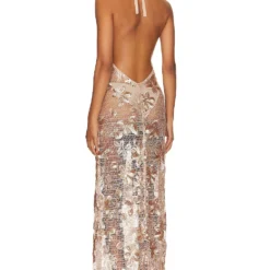 ROBE DE SOIRÉE XENIA Champagne 6 ROBE DE SOIRÉE XENIA Champagne -Ravis Mode Soldes Boutique LOVF WD3755 V3