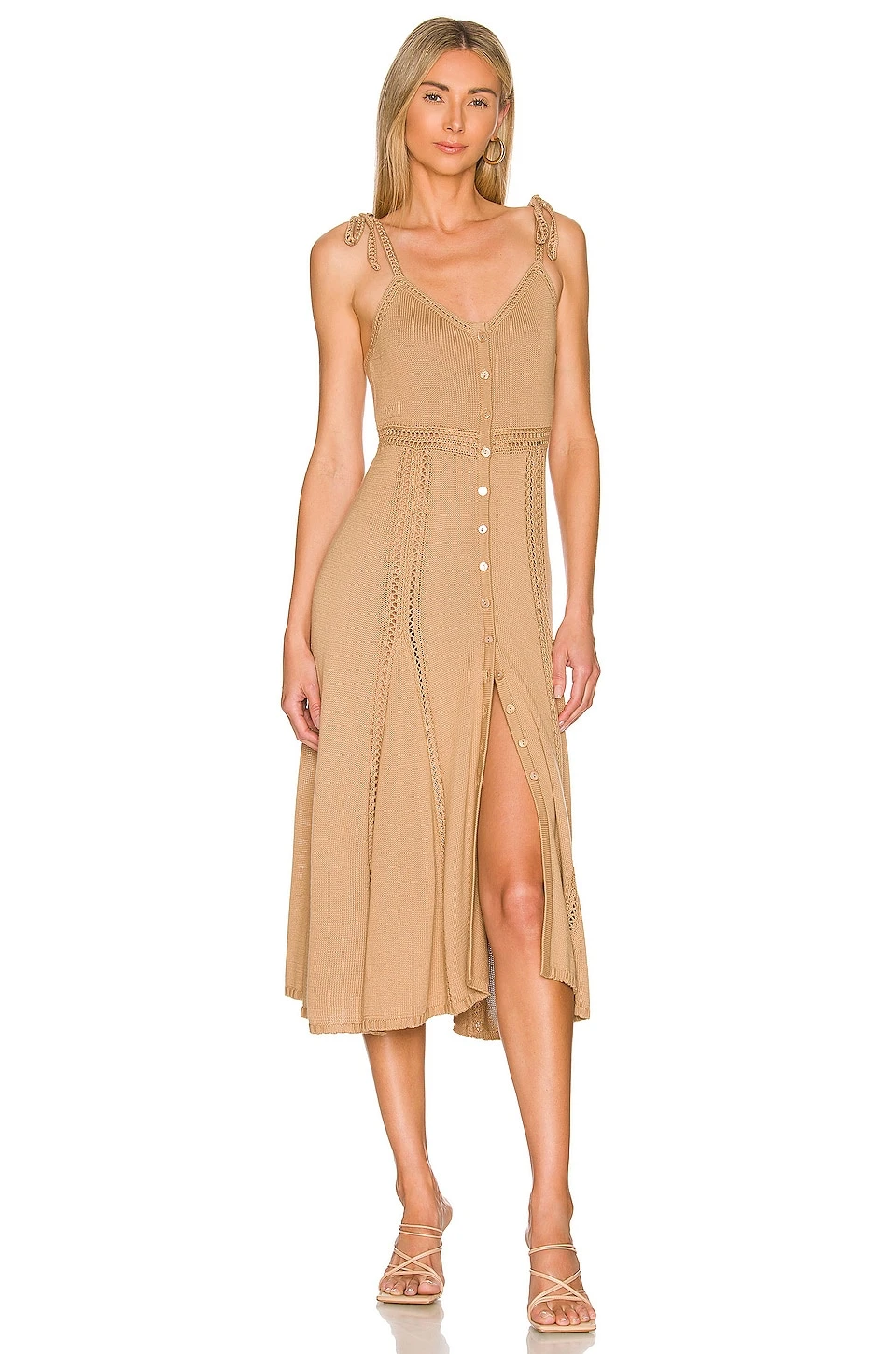 ROBE ANNALISE Camel 1 ROBE ANNALISE Camel