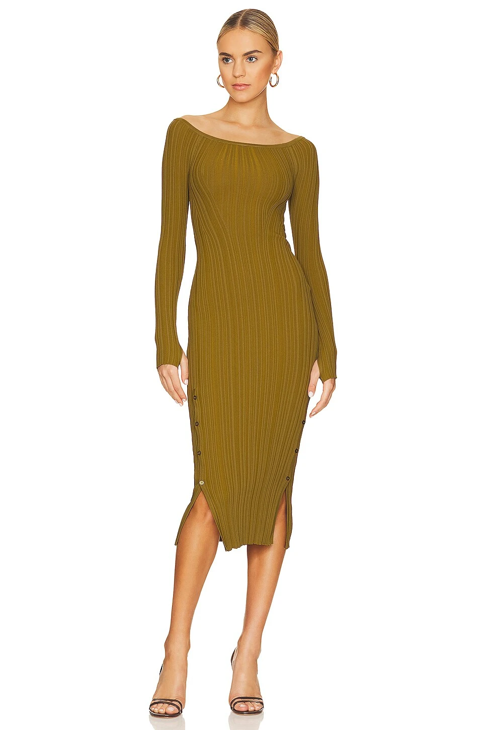 ROBE SALOME Chartreuse 4 ROBE SALOME Chartreuse – Image 4