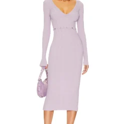 ROBE DELAIRE Dusty Purple
