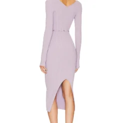 ROBE DELAIRE Dusty Purple -Ravis Mode Soldes Boutique LPAR WD741 V3