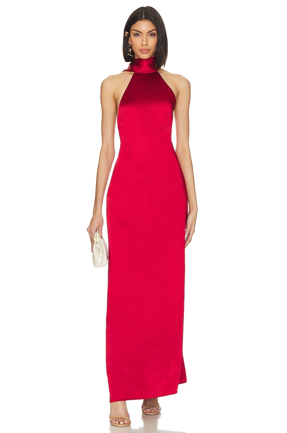 ROBE RAVEENA Cherry Red 1 ROBE RAVEENA Cherry Red