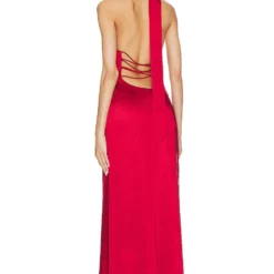 ROBE RAVEENA Cherry Red 5 ROBE RAVEENA Cherry Red -Ravis Mode Soldes Boutique LPAR WD764 V3