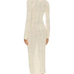 ROBE RAMYA Cream -Ravis Mode Soldes Boutique LPAR WD773 V3