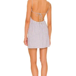 ROBE COURTE ANIKA Park Slope Gingham -Ravis Mode Soldes Boutique LSPA WD249 V3