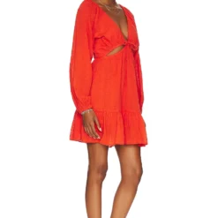 ROBE COURTE FEELIN' FINE Poppy 6 ROBE COURTE FEELIN' FINE Poppy -Ravis Mode Soldes Boutique LSPA WD257 V2