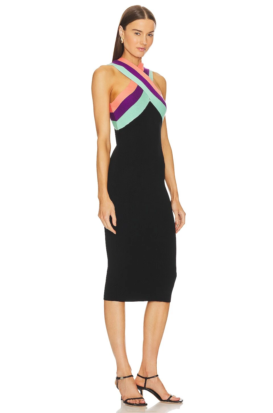 ROBE DRAGON FRUIT Tricolor Black 2 ROBE DRAGON FRUIT Tricolor Black – Image 2