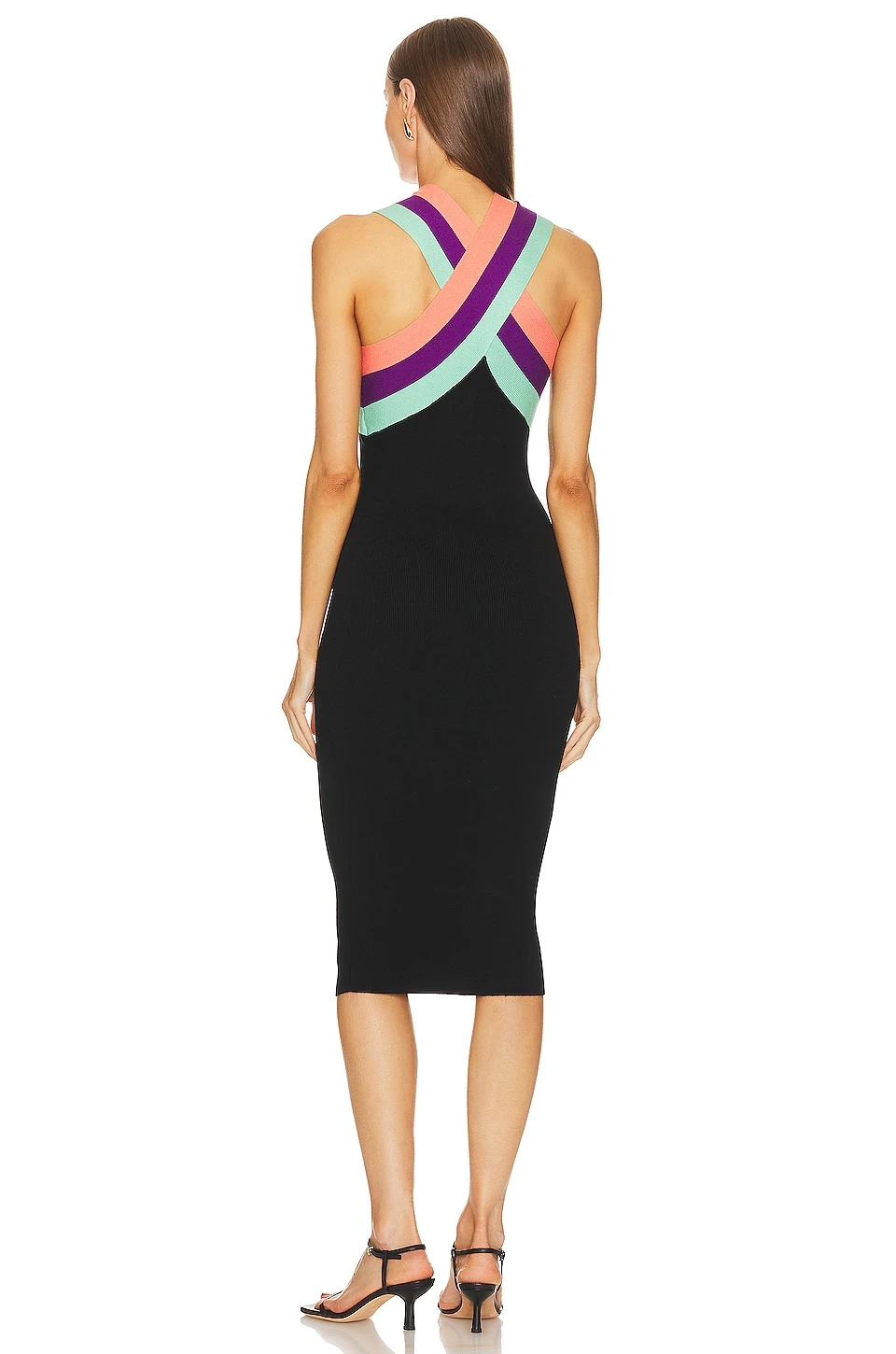 ROBE DRAGON FRUIT Tricolor Black 3 ROBE DRAGON FRUIT Tricolor Black – Image 3