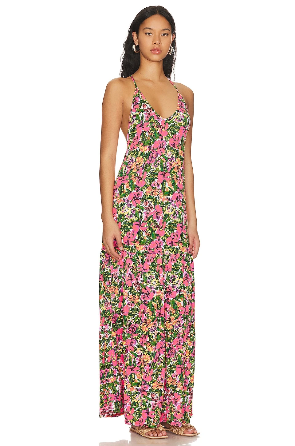 Maaji ROBE MAXI HULA Multicolor 2 Maaji ROBE MAXI HULA Multicolor – Image 2