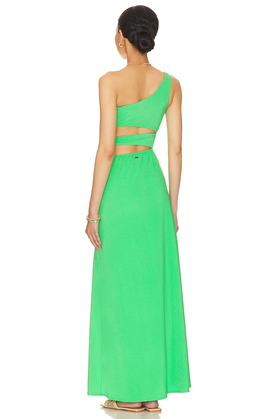 Maaji ROBE MAXI AVEC DÉCOUPES LODYN Green 4 Maaji ROBE MAXI AVEC DÉCOUPES LODYN Green – Image 4