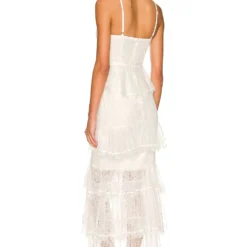 ROBE DE SOIRÉE ZELDA Ivory 11 ROBE DE SOIRÉE ZELDA Ivory -Ravis Mode Soldes Boutique MALR WD1083 V3