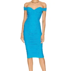 ROBE MI-LONGUE TABITHA Electric Blue
