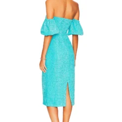 ROBE PENELOPE Tahitian Blue -Ravis Mode Soldes Boutique MALR WD1202 V3