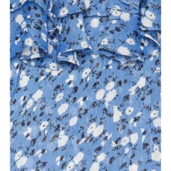 ROBE MI-LONGUE QUINCY Blue Ditsy -Ravis Mode Soldes Boutique MALR WD628 V4