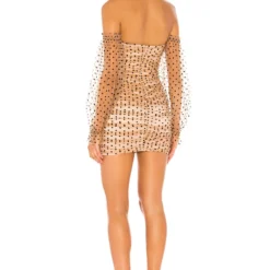 ROBE SECRETS Dark Nude -Ravis Mode Soldes Boutique MALR WD743 V3