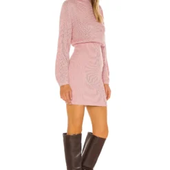 ROBE MONETTE Nude Pink -Ravis Mode Soldes Boutique MALR WD925 V3