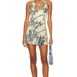 ROBE JACKIE Tattoo Black