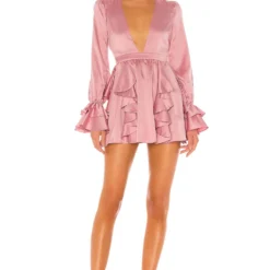 ROBE COURTE ALLANA Mauve