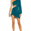 ROBE ALESSIA Teal Green