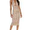 ROBE MI-LONGUE ANAIS Snake