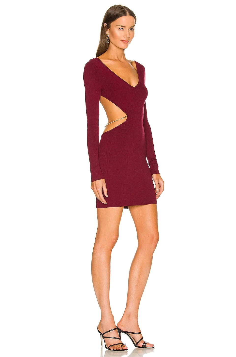 ROBE JOANNA Dark Red 3 ROBE JOANNA Dark Red – Image 3
