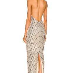 ROBE DE SOIRÉE COREEN Champagne & Black -Ravis Mode Soldes Boutique MELR WD524 V3