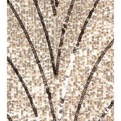 ROBE DE SOIRÉE COREEN Champagne & Black -Ravis Mode Soldes Boutique MELR WD524 V4