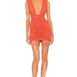 ROBE COURTE COEN Orange