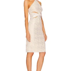 ROBE MI-LONGUE SMYTH Ivory -Ravis Mode Soldes Boutique MELR WD648 V2