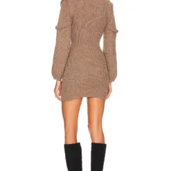 ROBE MALINA Taupe -Ravis Mode Soldes Boutique MELR WD718 V3