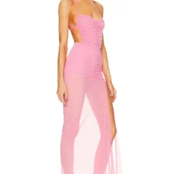 ROBE DE SOIRÉE FOLLIE Hot Pink 8 ROBE DE SOIRÉE FOLLIE Hot Pink -Ravis Mode Soldes Boutique MELR WD802 V2